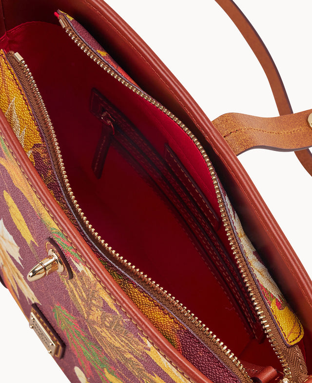 Maple Leaf Crossbody Bucket