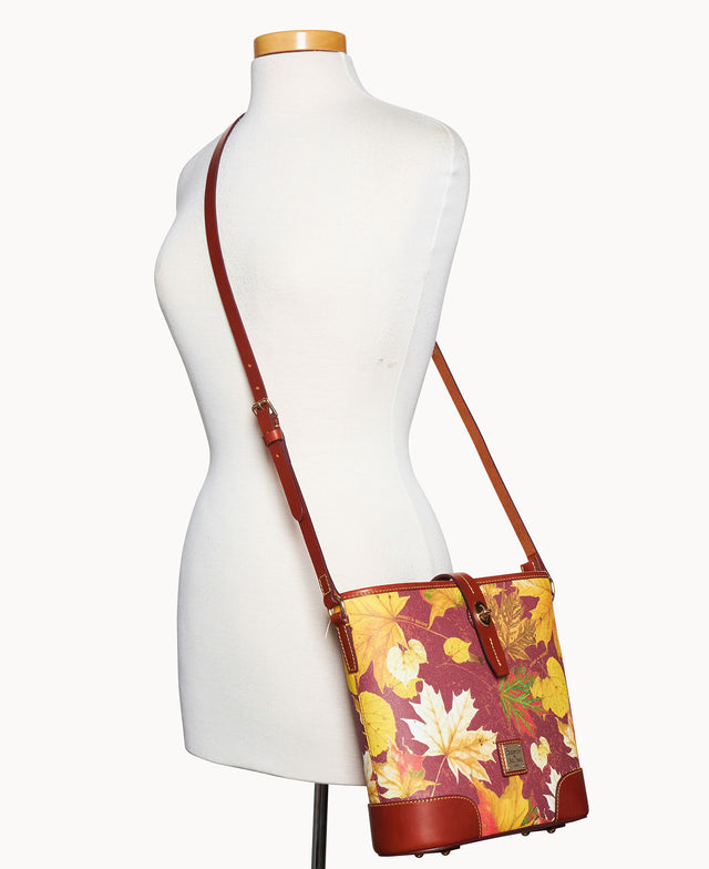 Maple Leaf Crossbody Bucket