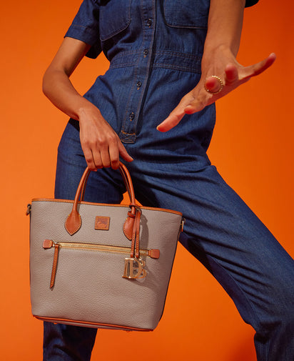 Pebble Grain Handle Tote – ILoveDooney