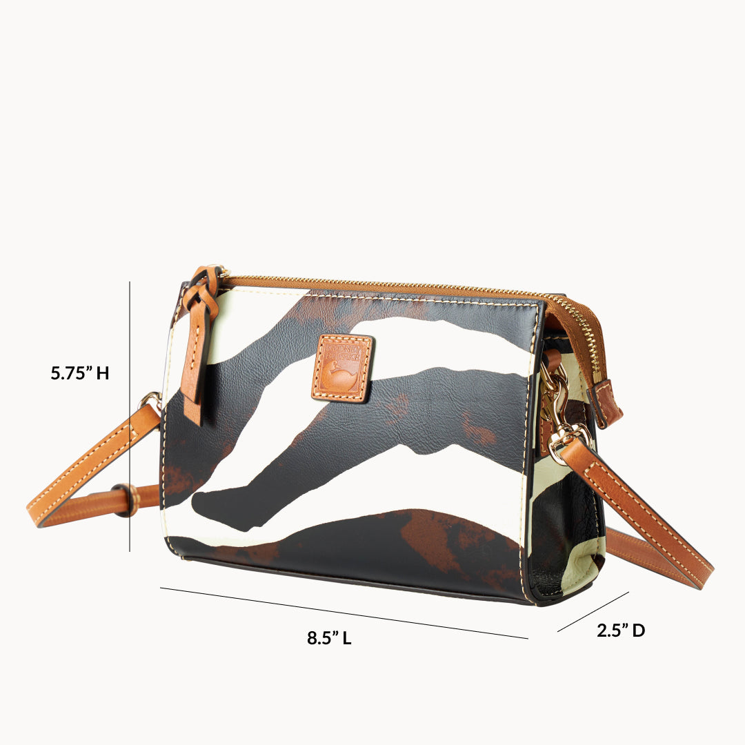Zebra Leather Janine Crossbody – ILoveDooney