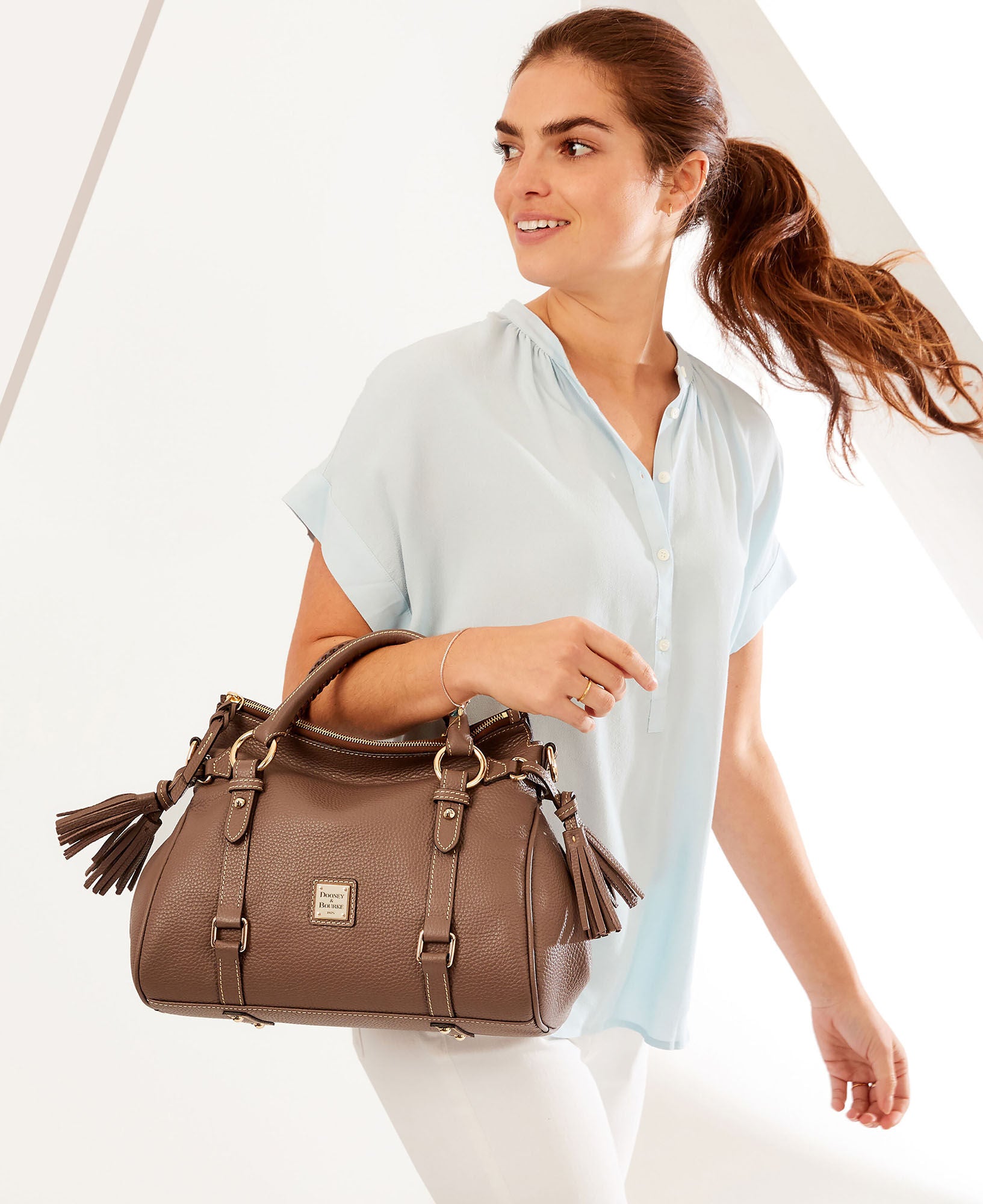 Pebble Grain Satchel – ILoveDooney