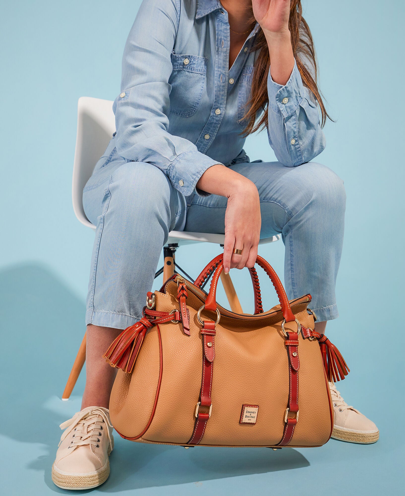 Pebble Grain Large Satchel – ILoveDooney