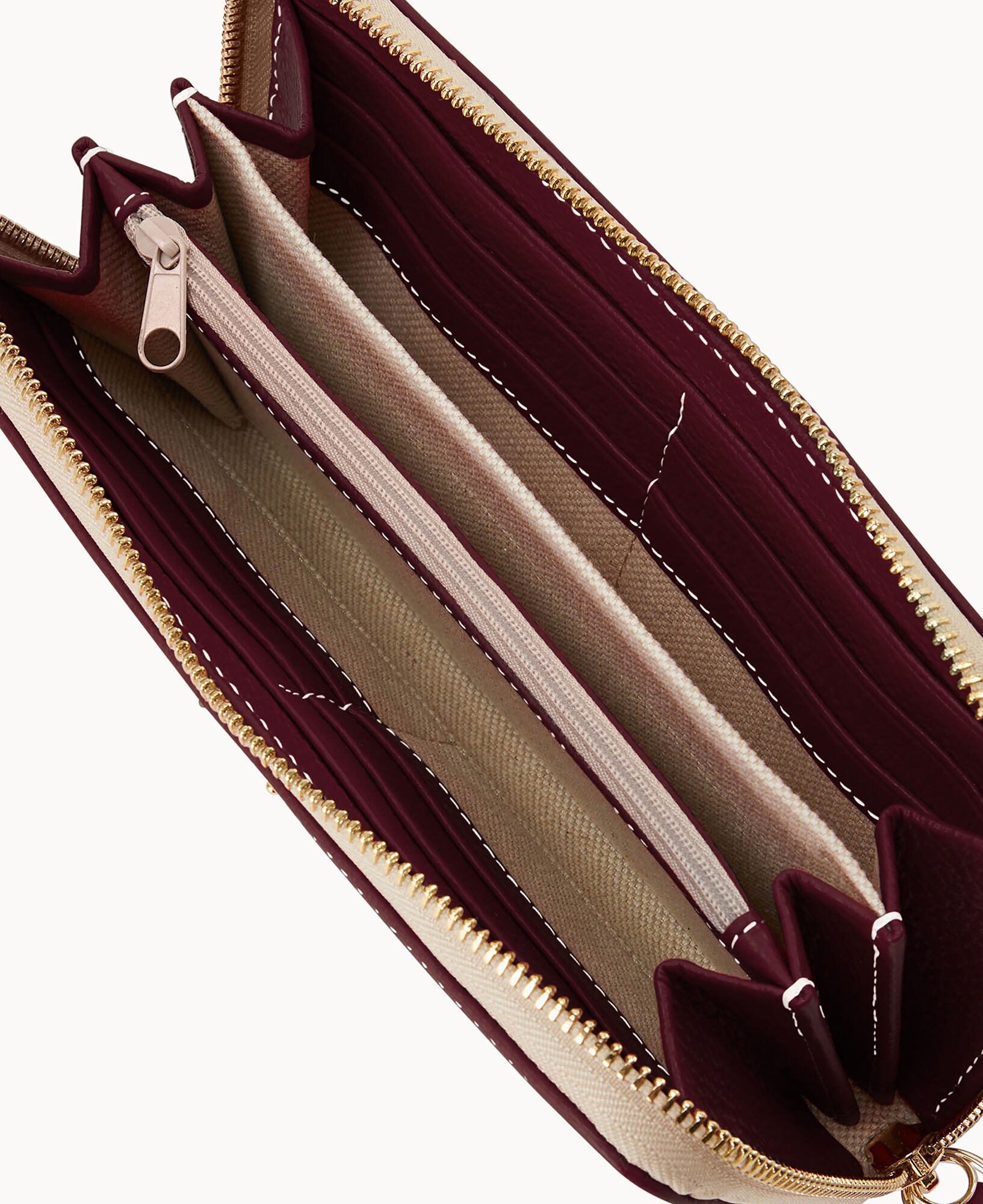 Lucca Leather Large Zip Around Wristlet – ILoveDooney