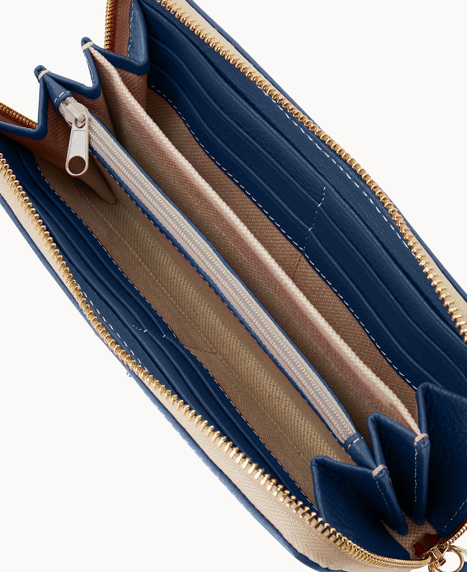 Lucca Leather Large Zip Around Wristlet – ILoveDooney