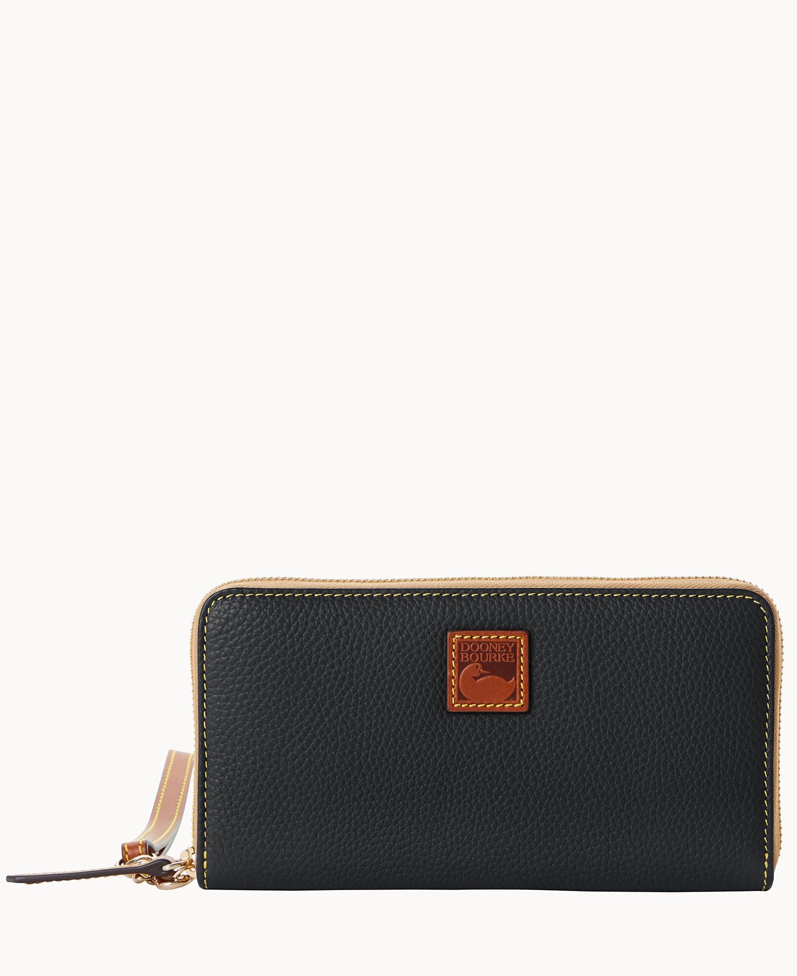Pebble Grain Large Zip Around Wristlet – ILoveDooney