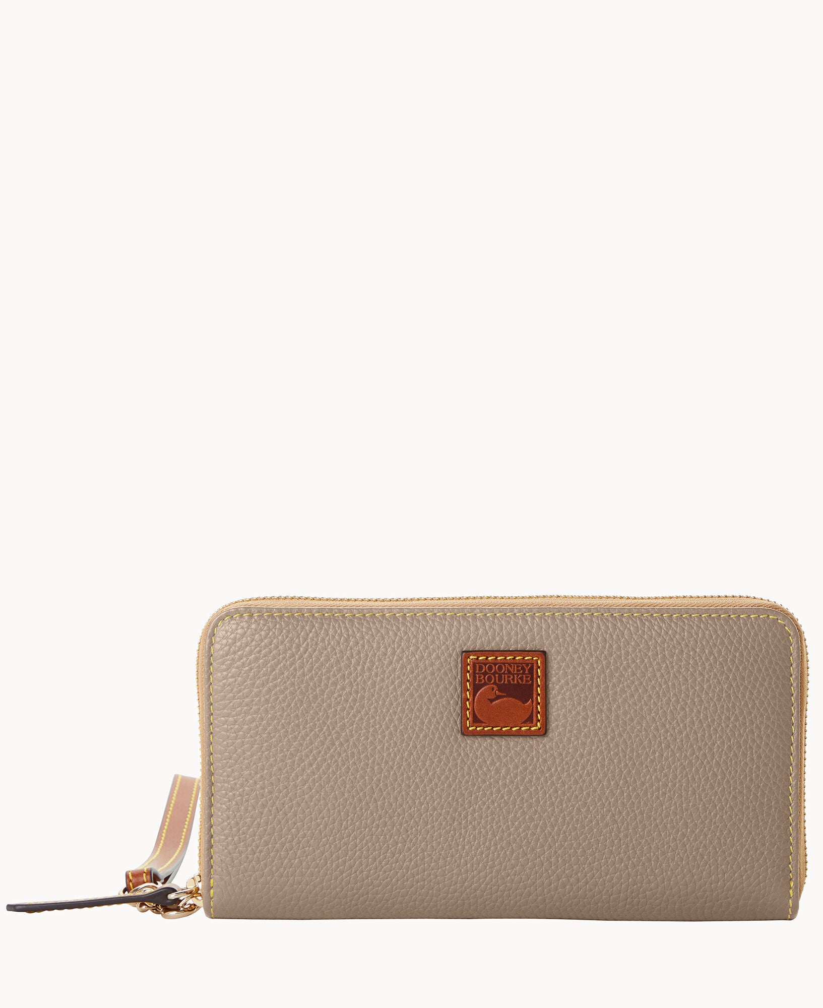 Pebble Grain Large Zip Around Wristlet – ILoveDooney