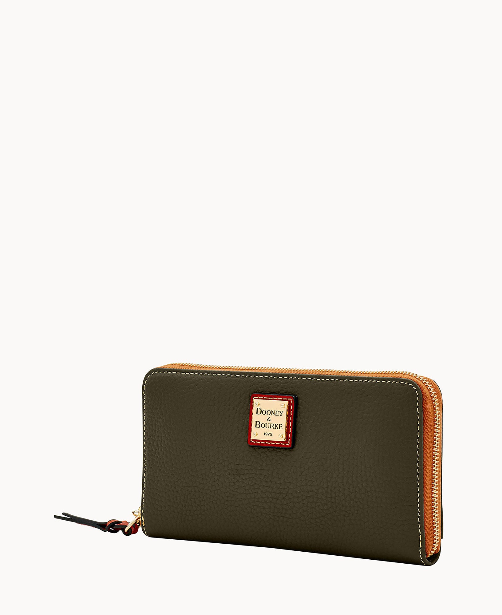 Pebble Grain Large Zip Around Wristlet – ILoveDooney