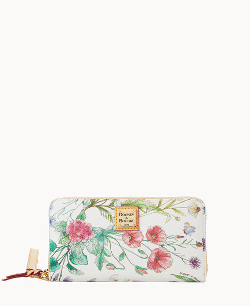 Botanical Large Zip Around Wristlet – ILoveDooney