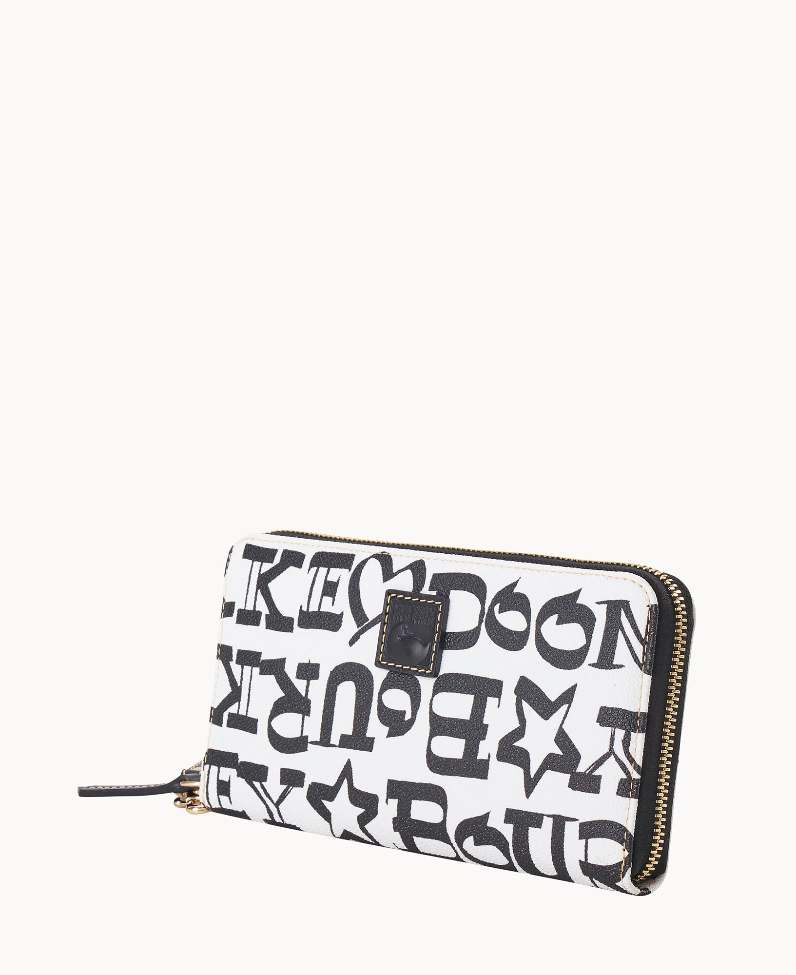 Doodle II Coated Cotton Large Zip Around Wristlet – ILoveDooney
