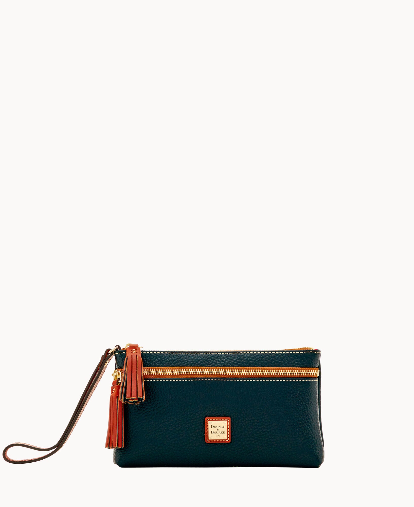 Pebble Grain Double Zip Wristlet – ILoveDooney