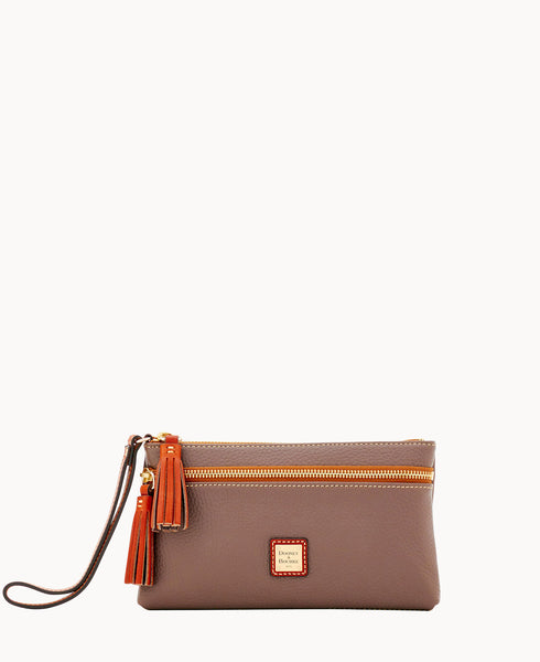 ウエストシェイプジレ Pebble Grain Folded Zip Wristlet – ILoveDooney