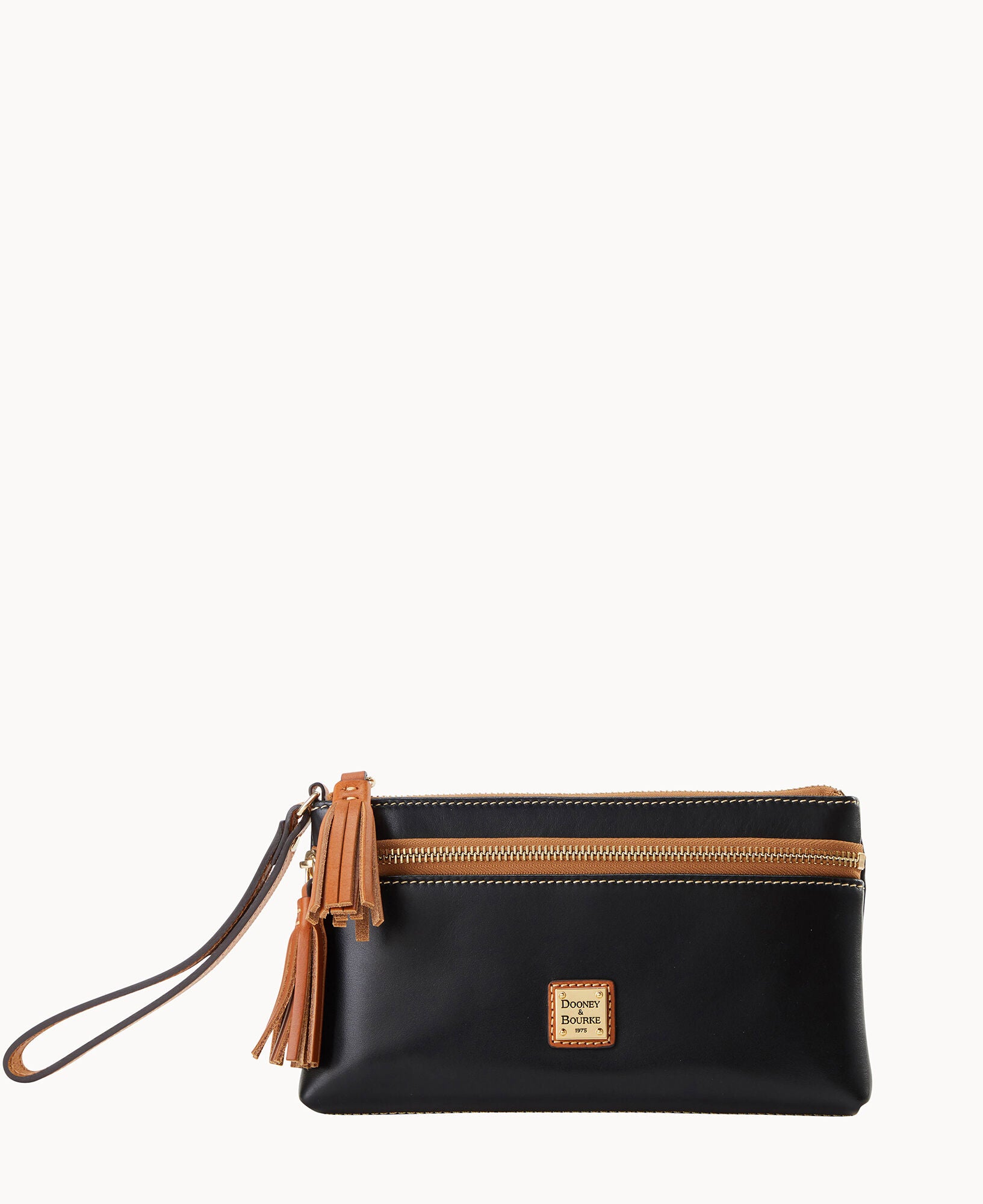 Wexford Leather Double Zip Wristlet – ILoveDooney