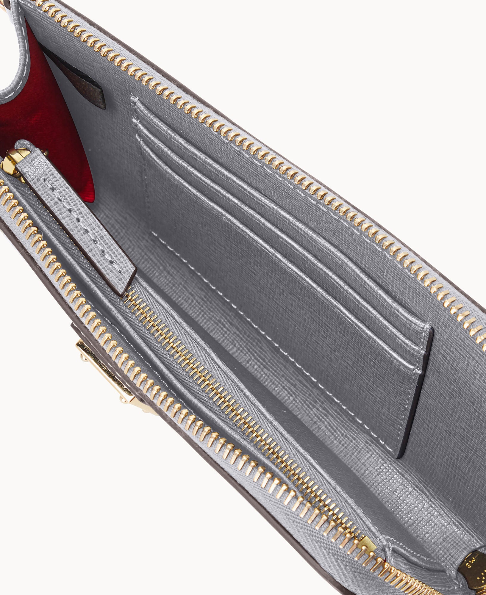 Saffiano Folded Zip Wristlet – ILoveDooney