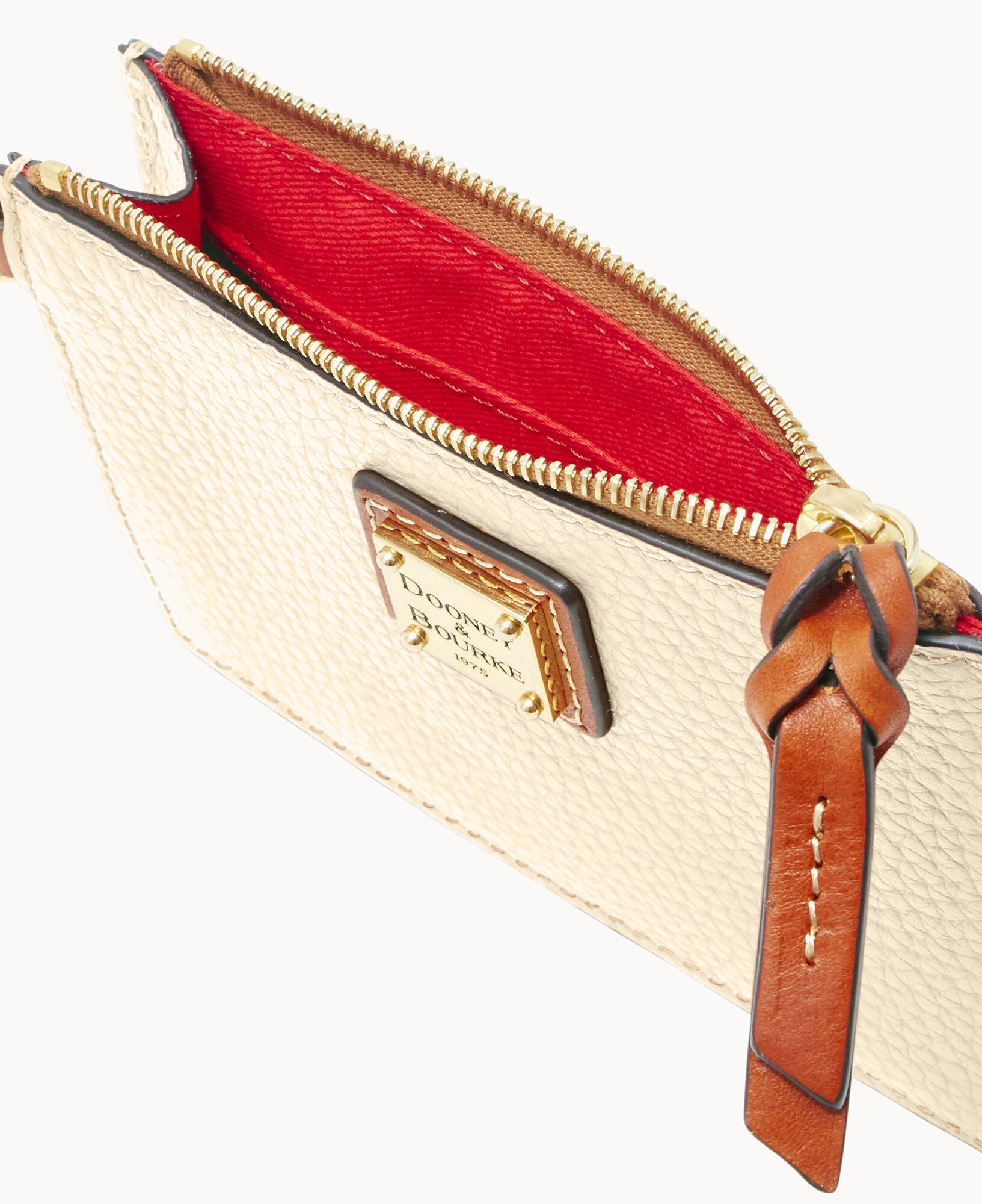 Pebble Grain Zip Top Card Case Wristlet – ILoveDooney