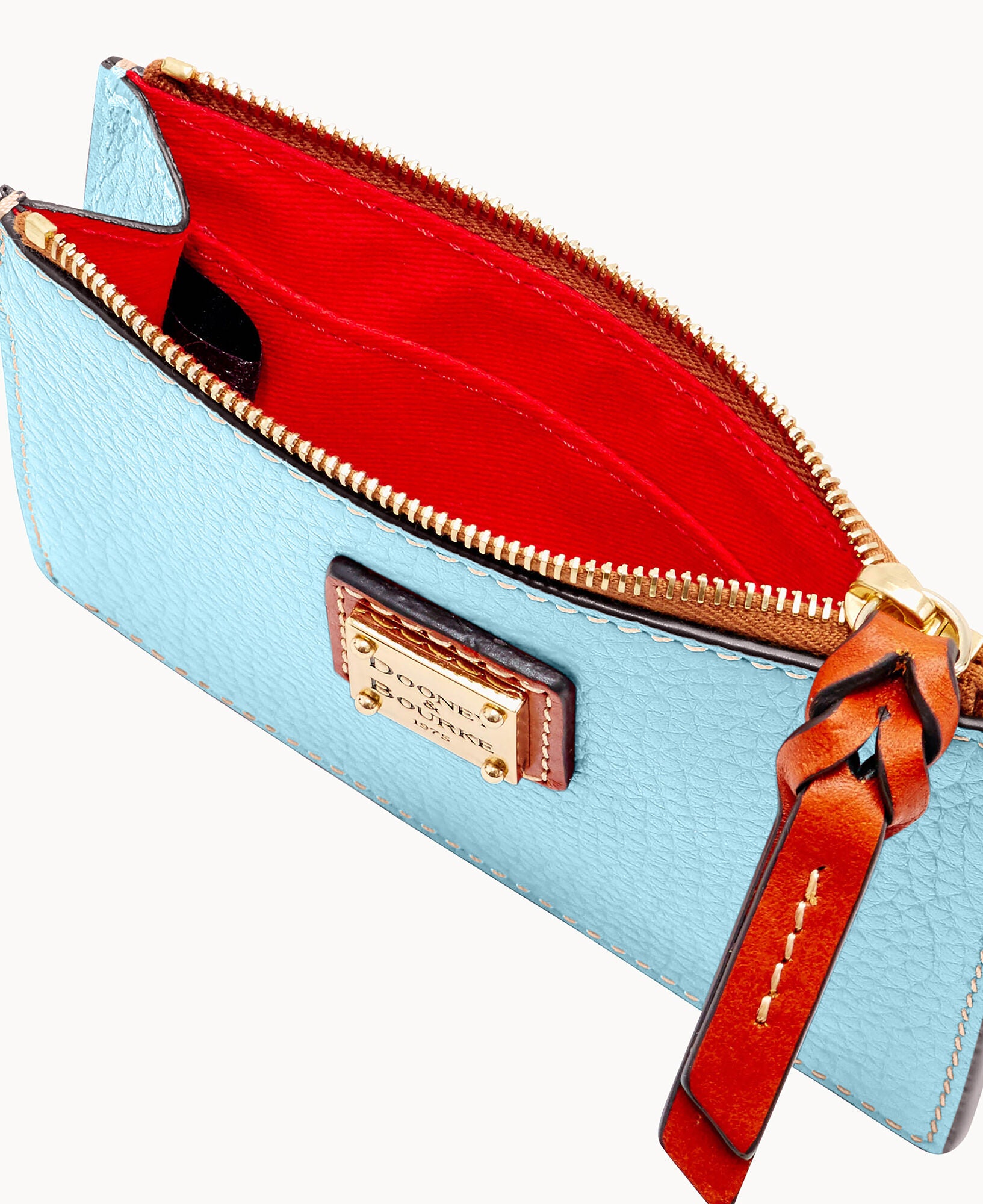 Pebble Grain Zip Top Card Case Wristlet – ILoveDooney