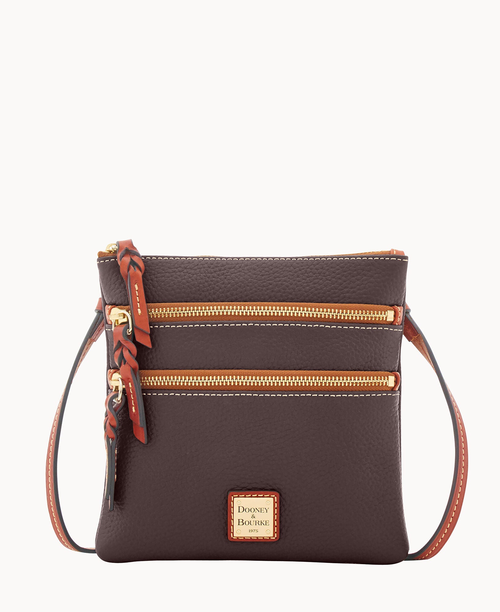 Pebble Grain North South Triple Zip – ILoveDooney