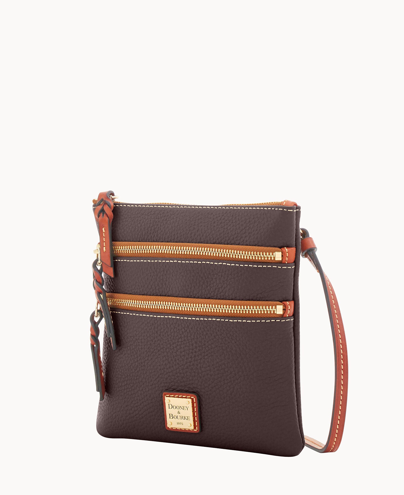 Pebble Grain North South Triple Zip – ILoveDooney