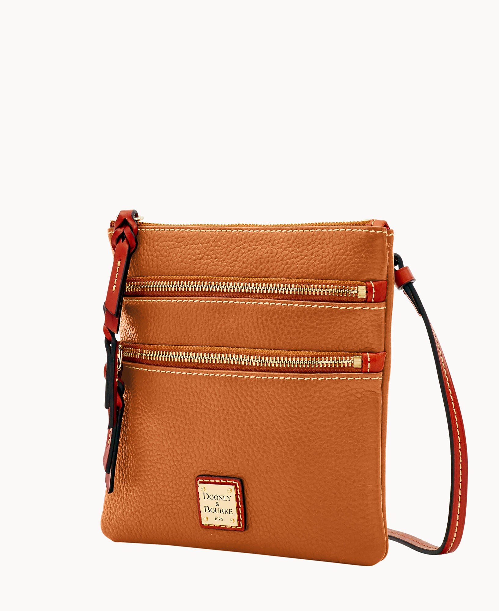 Pebble Grain North South Triple Zip – ILoveDooney