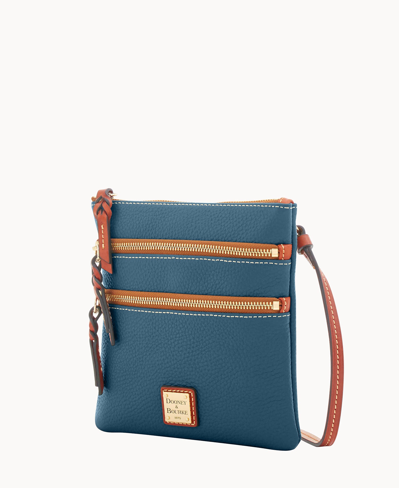 Pebble Grain North South Triple Zip – ILoveDooney