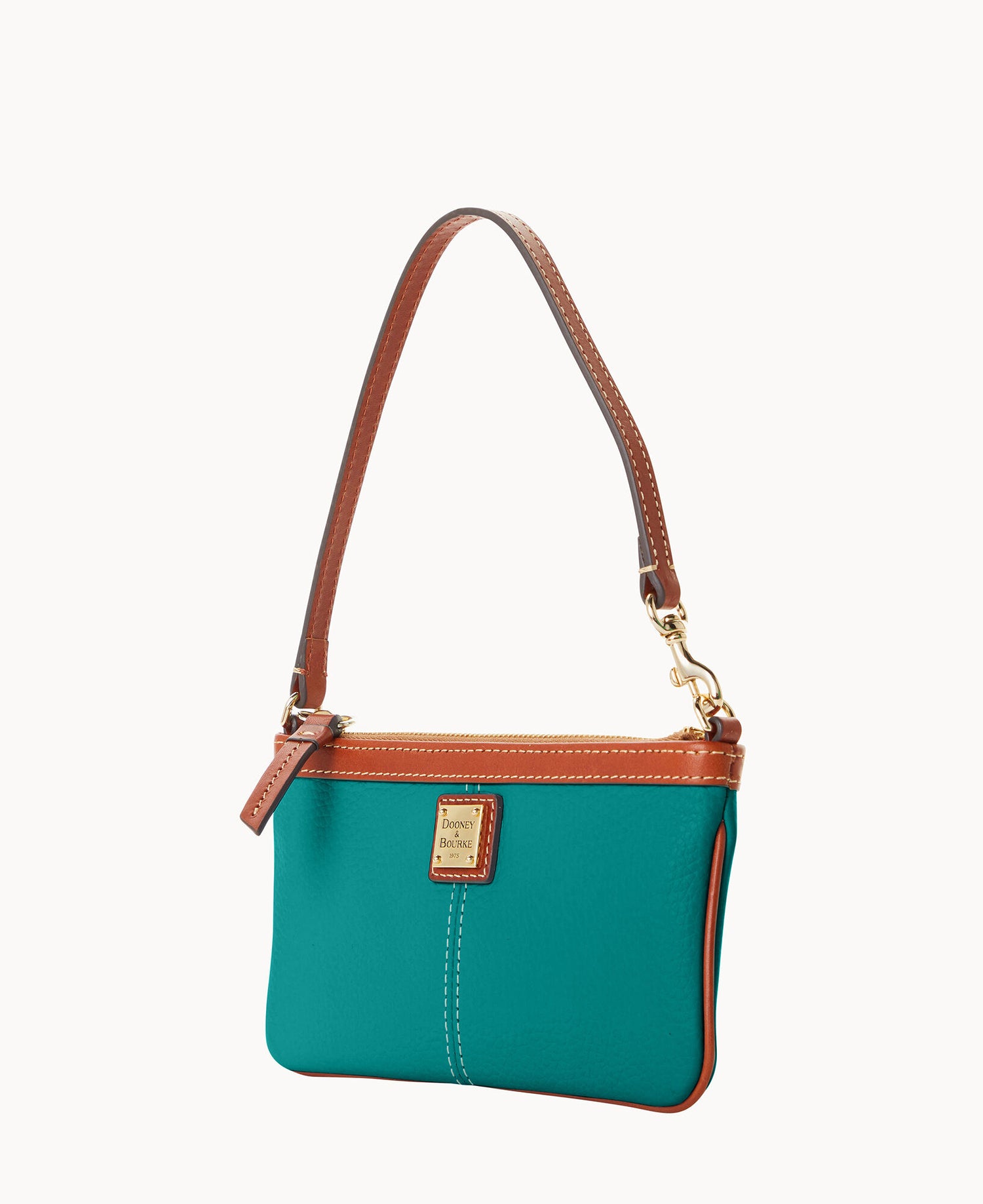 Pebble Grain Large Slim Wristlet