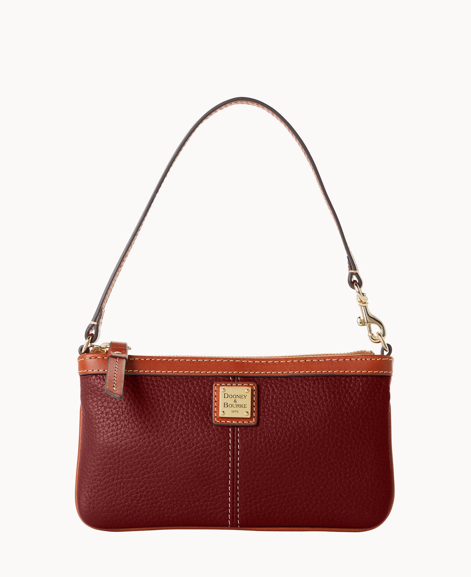 Pebble Grain Large Slim Wristlet