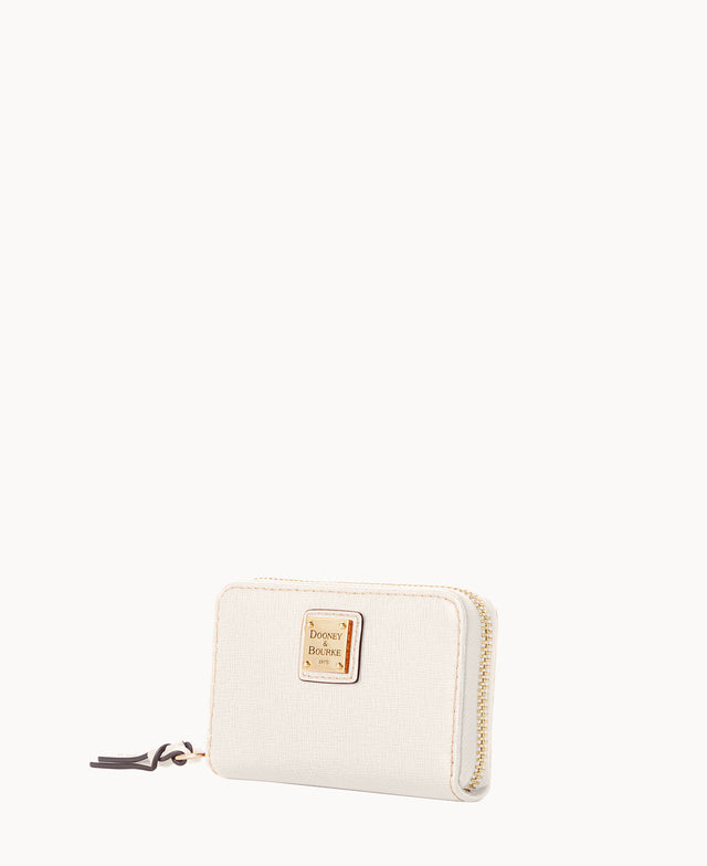 Dooney & Bourke Wallet, Saffiano Medium Zip Around Credit Card Dooney & Bourke Wallet, Saffiano Medium Zip Around Credit Card
