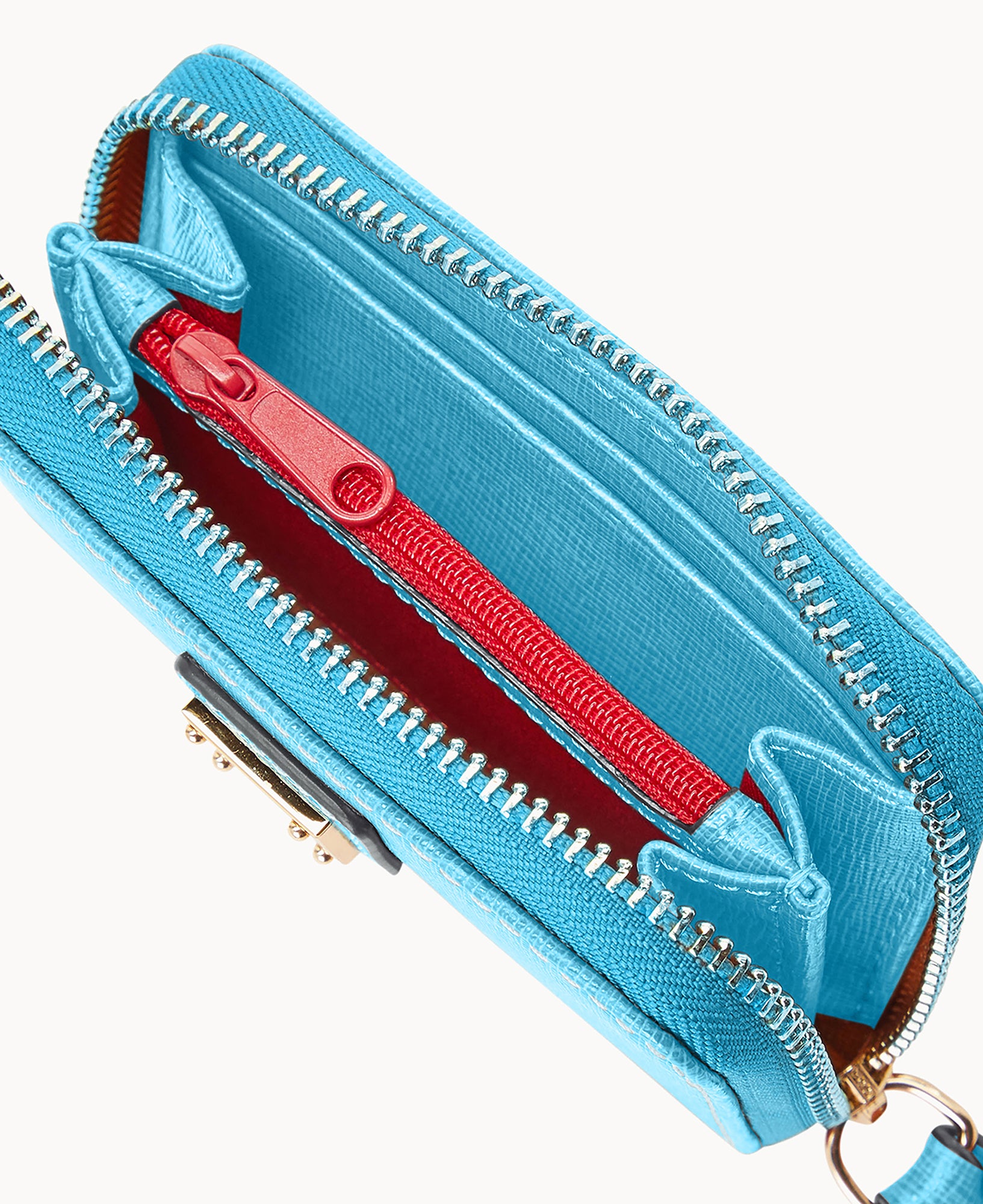 Saffiano Large Zip Around Credit Card Case – ILoveDooney