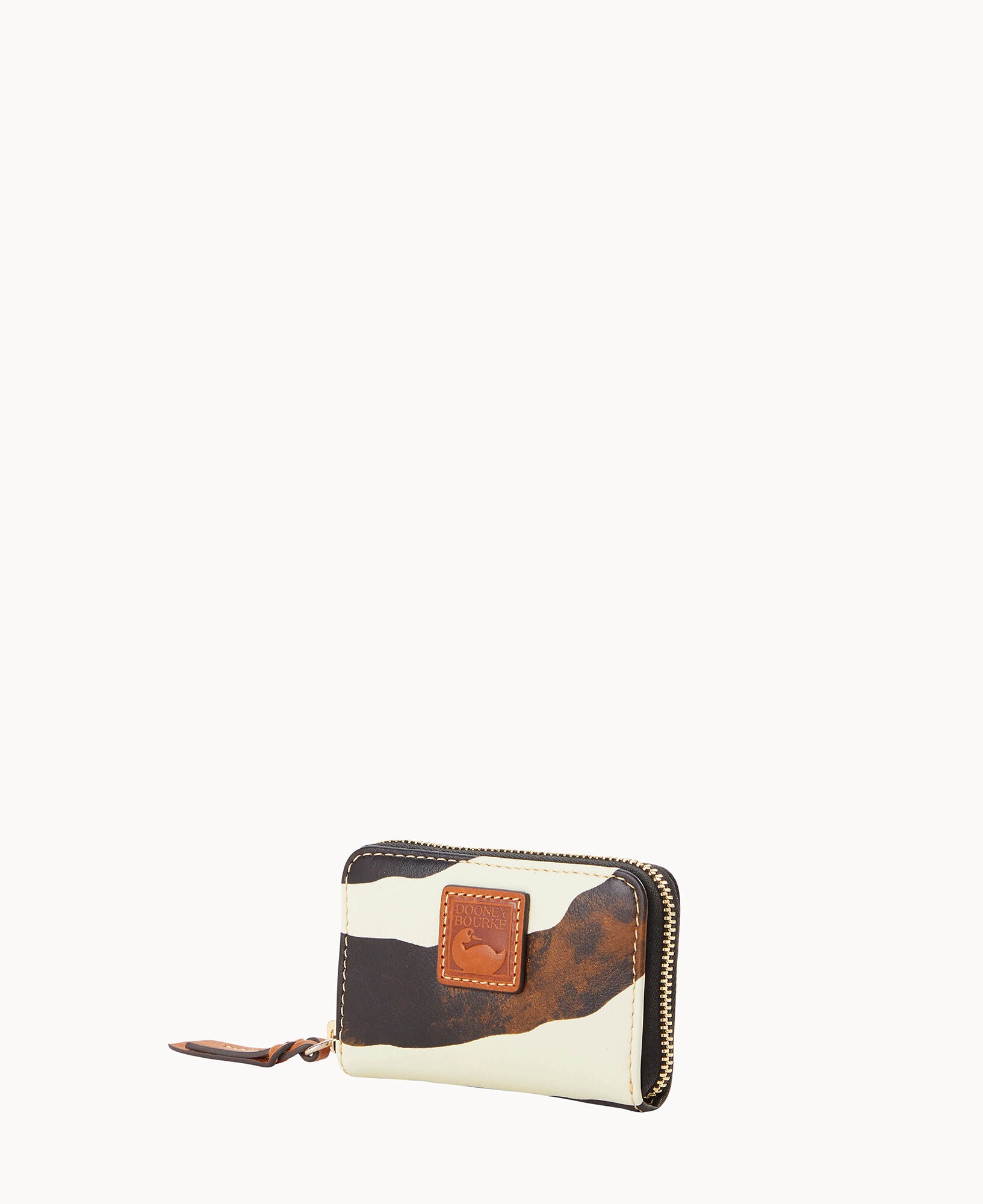 Zebra Leather Large Zip Around Credit Card Case – ILoveDooney