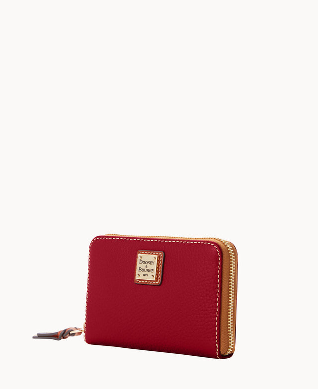 Pebble Grain Medium Zip Around Wallet