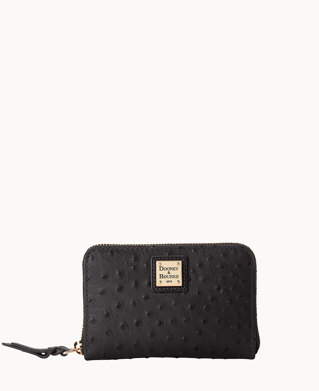 Ostrich Medium Zip Around Wallet