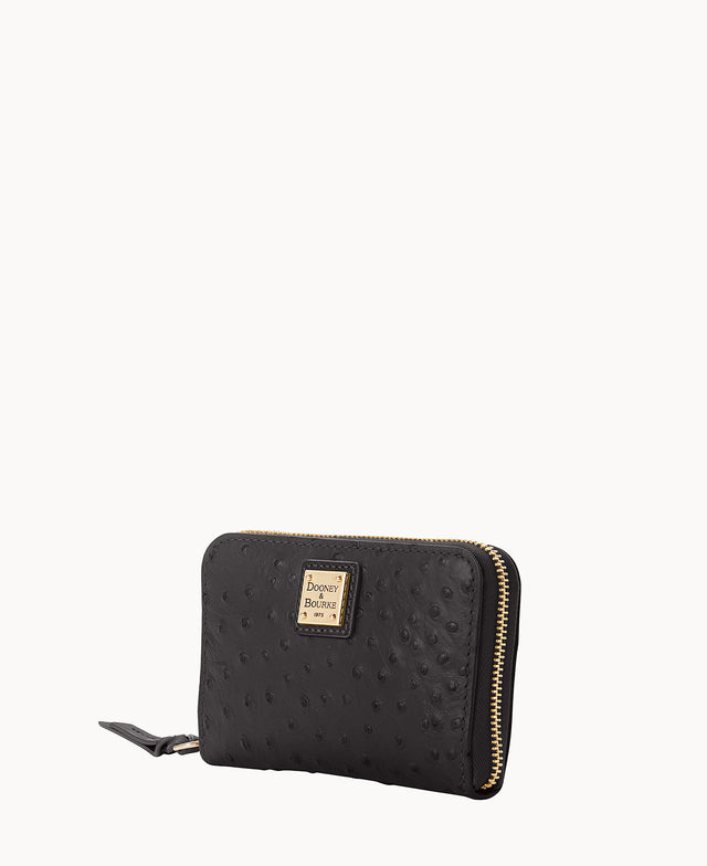 Ostrich Medium Zip Around Wallet