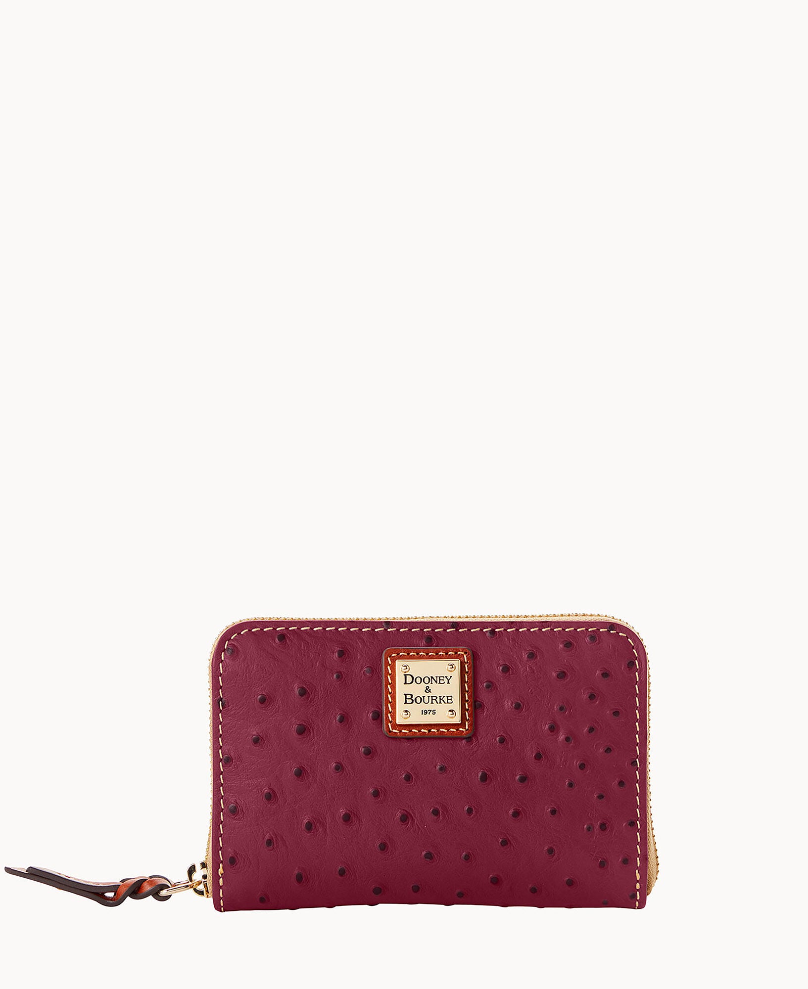 Ostrich Medium Zip Around Wallet – ILoveDooney
