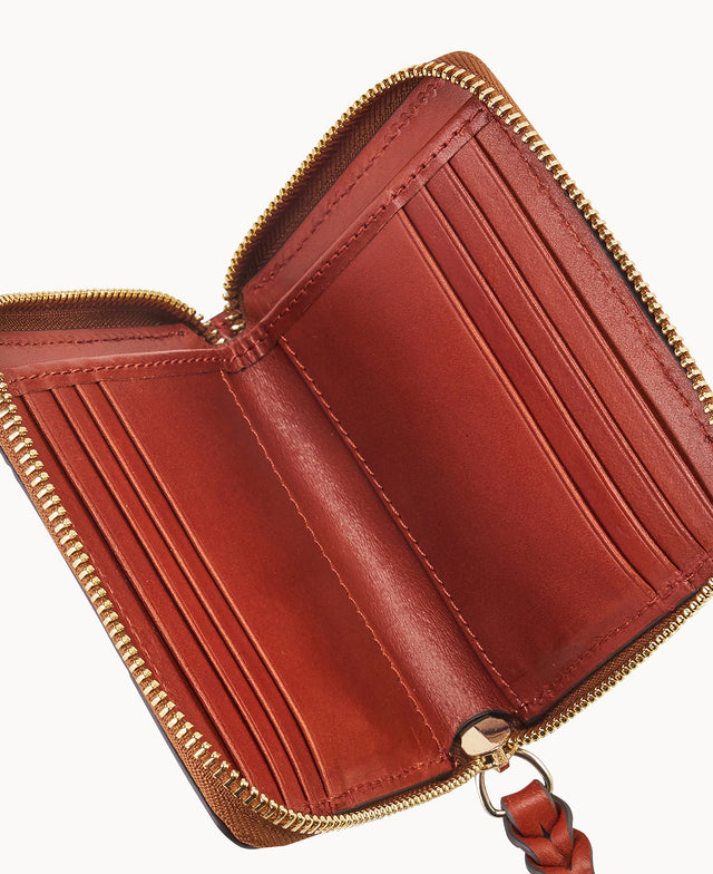 Denison Small Zip Around Wallet