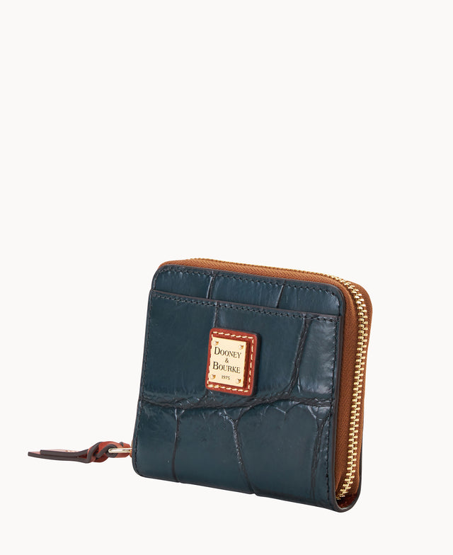 Denison Small Zip Around Wallet