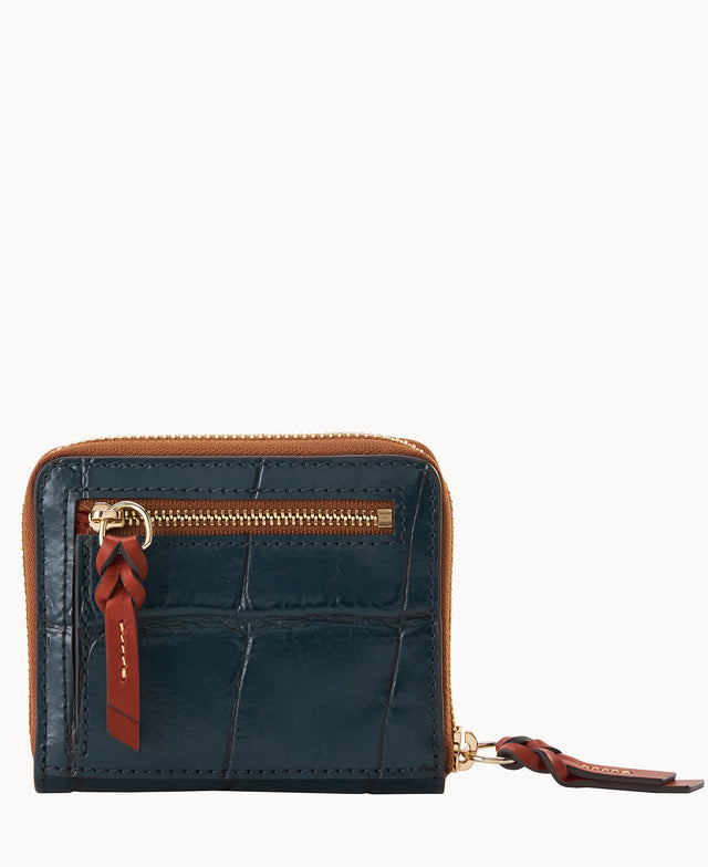 Denison Small Zip Around Wallet
