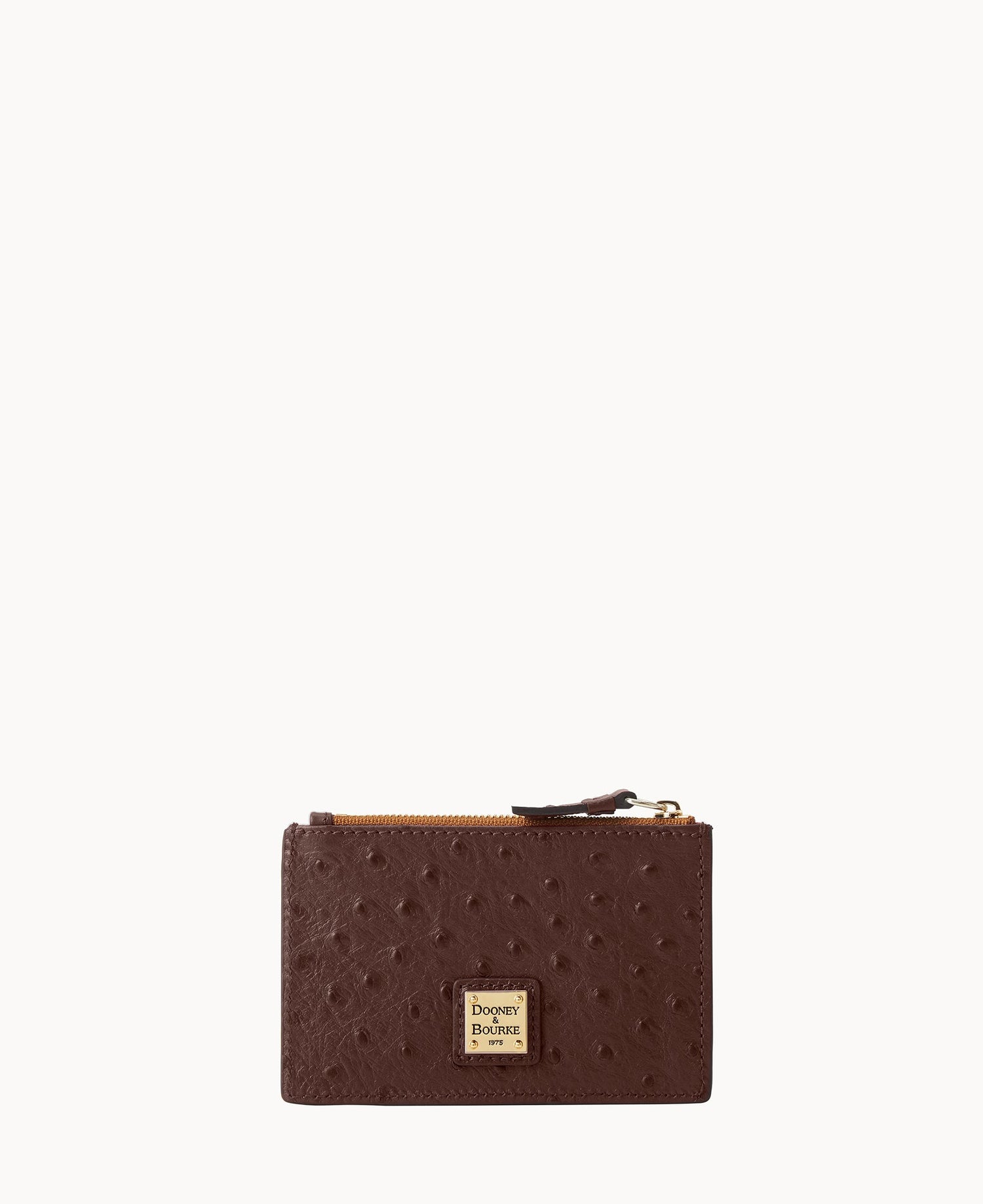 Ostrich Zip Credit Card Wallet 14