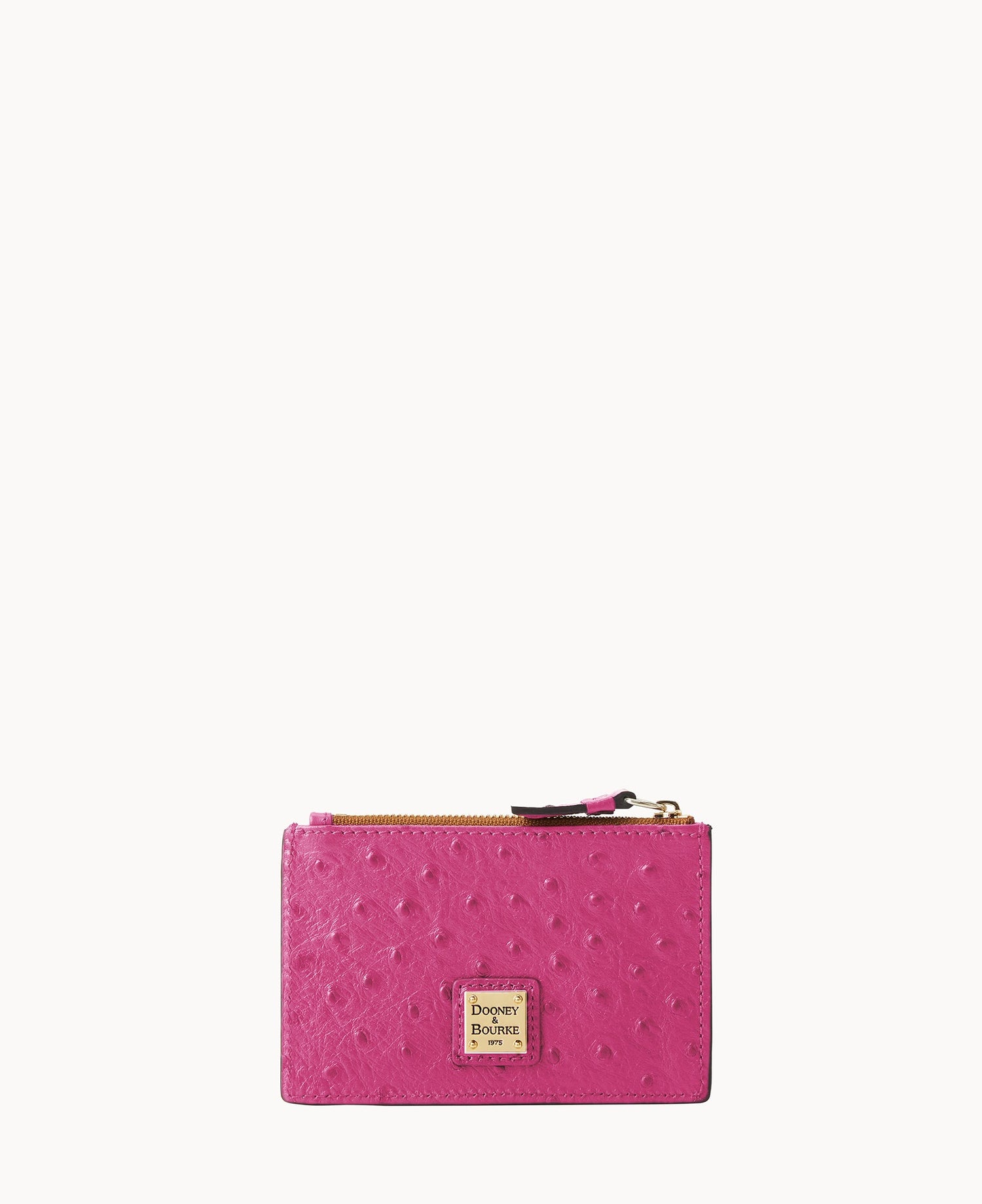 Ostrich Zip Credit Card Wallet 14