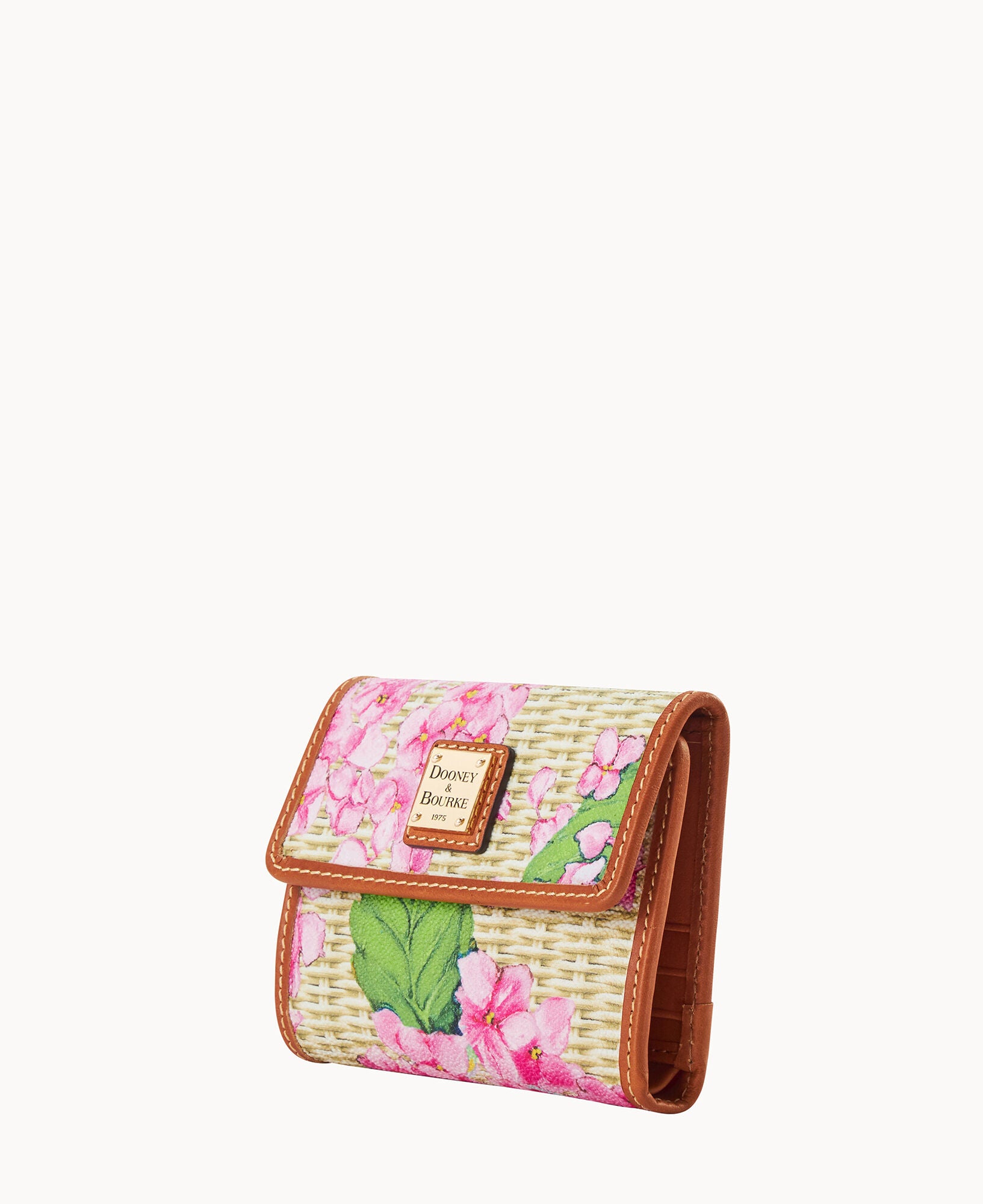 Hydrangea Basketweave Small Flap Wallet – ILoveDooney