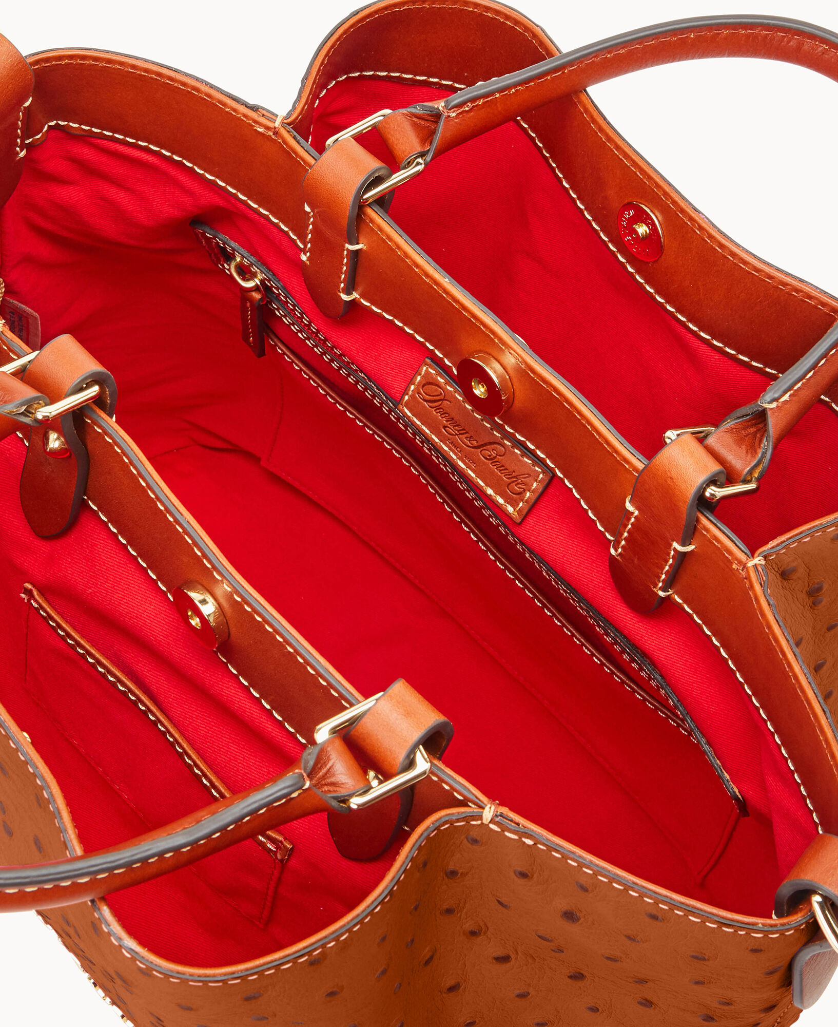 Dooney & Bourke Ostrich Large Barlow Dooney & Bourke Ostrich Large Barlow