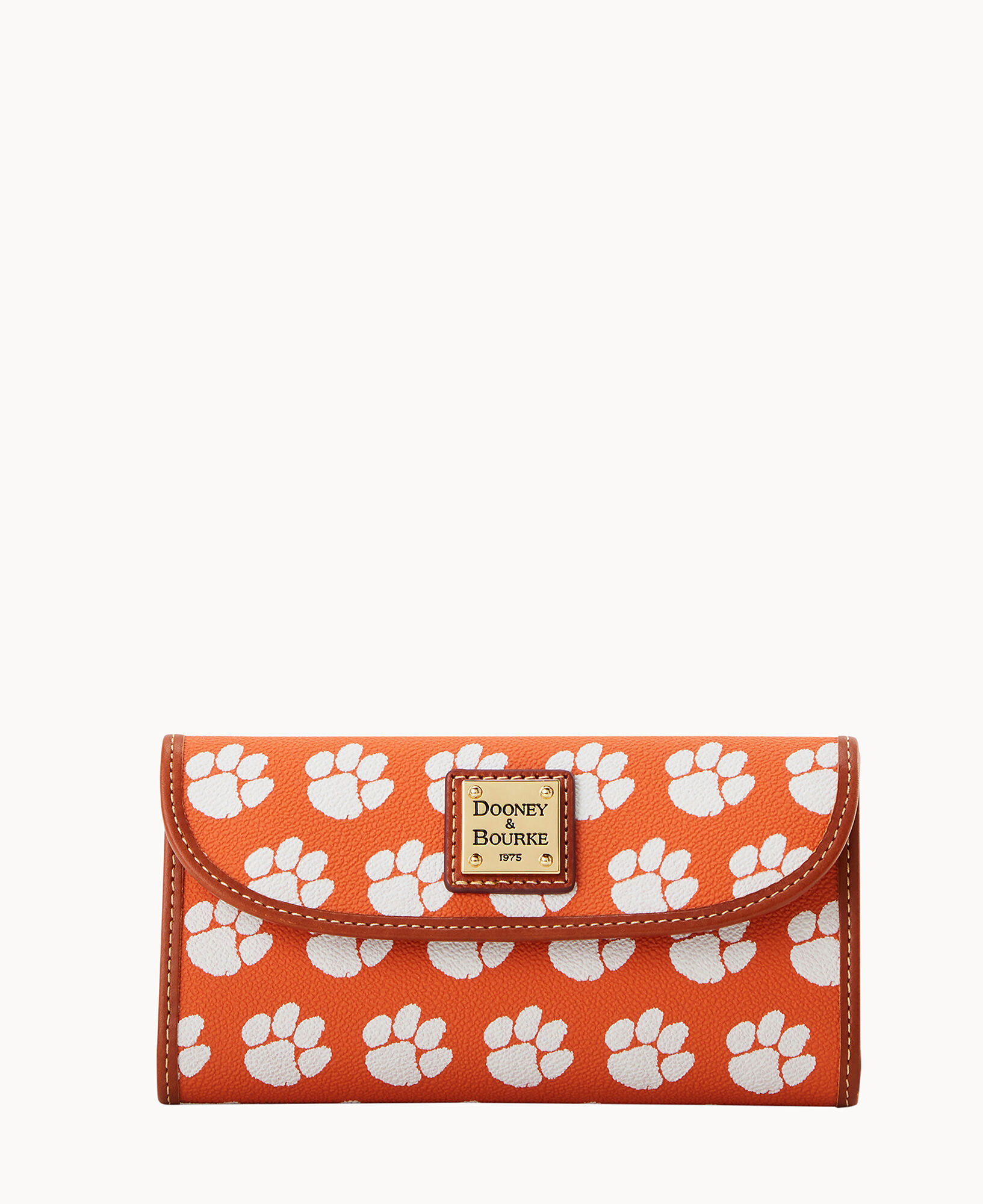 Dooney Bourke Collegiate Clemson University Continental Clutch