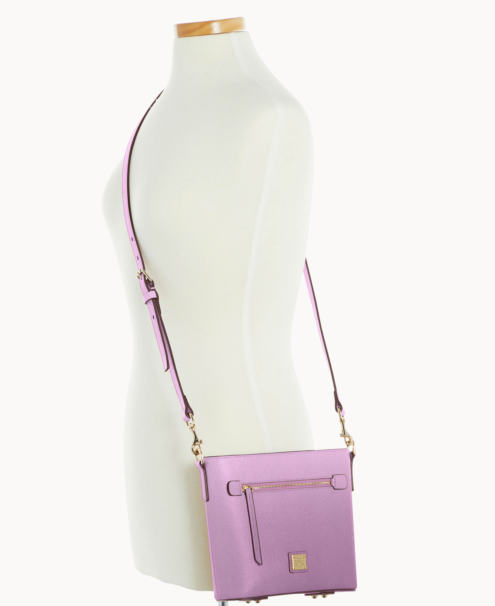 Dooney & Bourke Saffiano Zip Crossbody (Sky Blue) Handbags - Yahoo Shopping