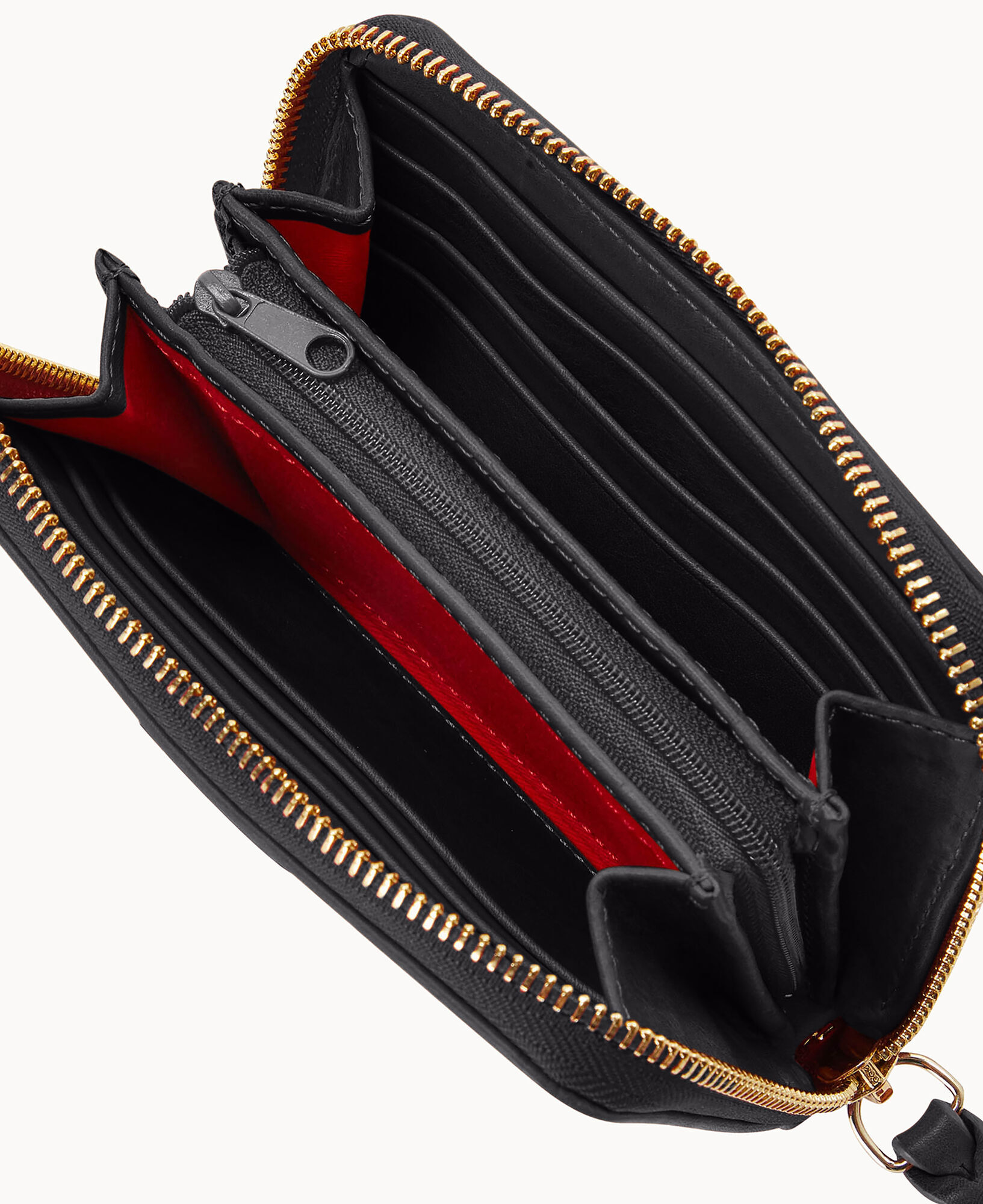 Dooney & Bourke Medium Leather Zip Around Wallet In Ivy At