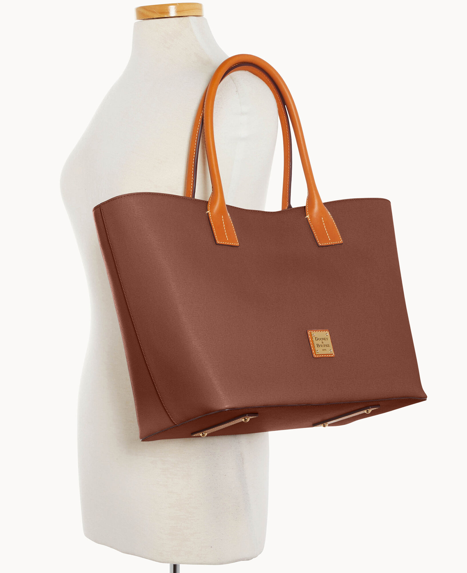  Dooney & Bourke Handbag, Saffiano Shopper Tote - Amber