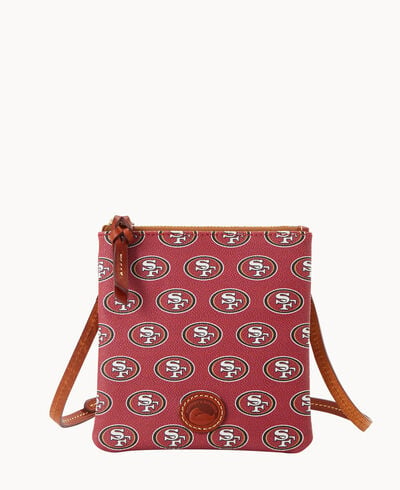 NFL 49ERS Small North South Top Zip Crossbody