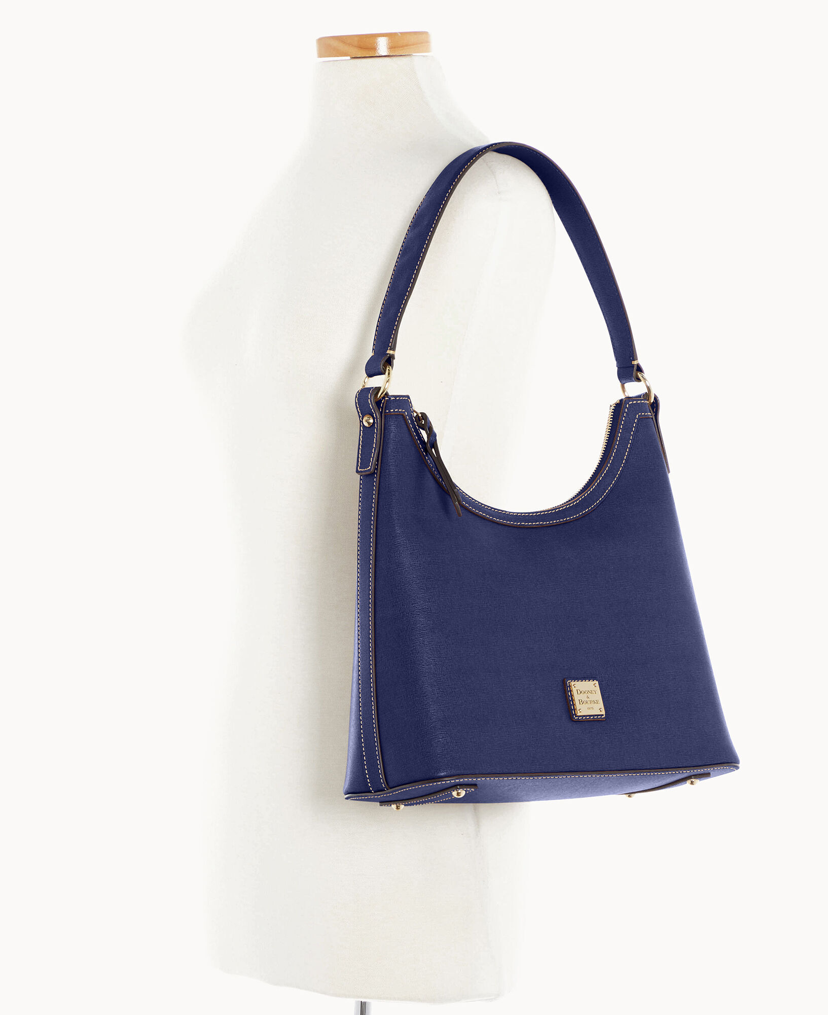 Saffiano Hobo & Folded Zip Wristlet Bundle