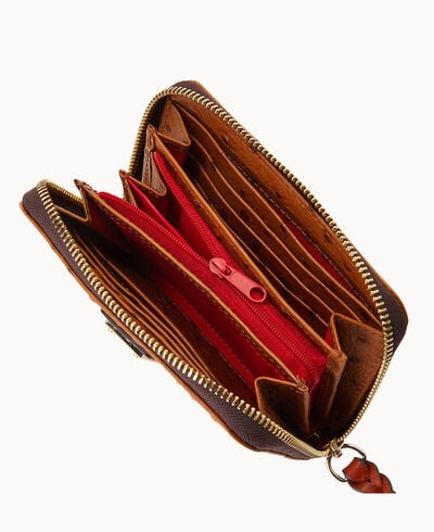 Ostrich Medium Zip Around Wallet