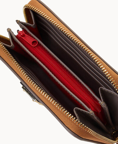 Wexford Leather Medium Zip Around Wallet