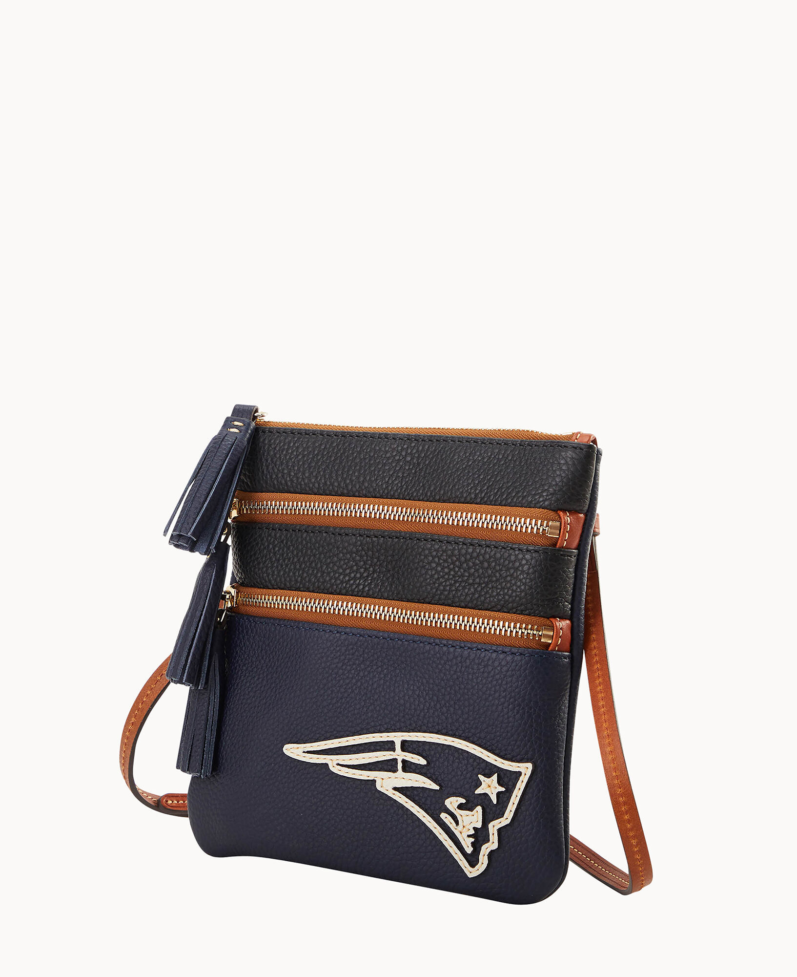 Dooney & Bourke NFL Patriots Triple Zip Crossbody