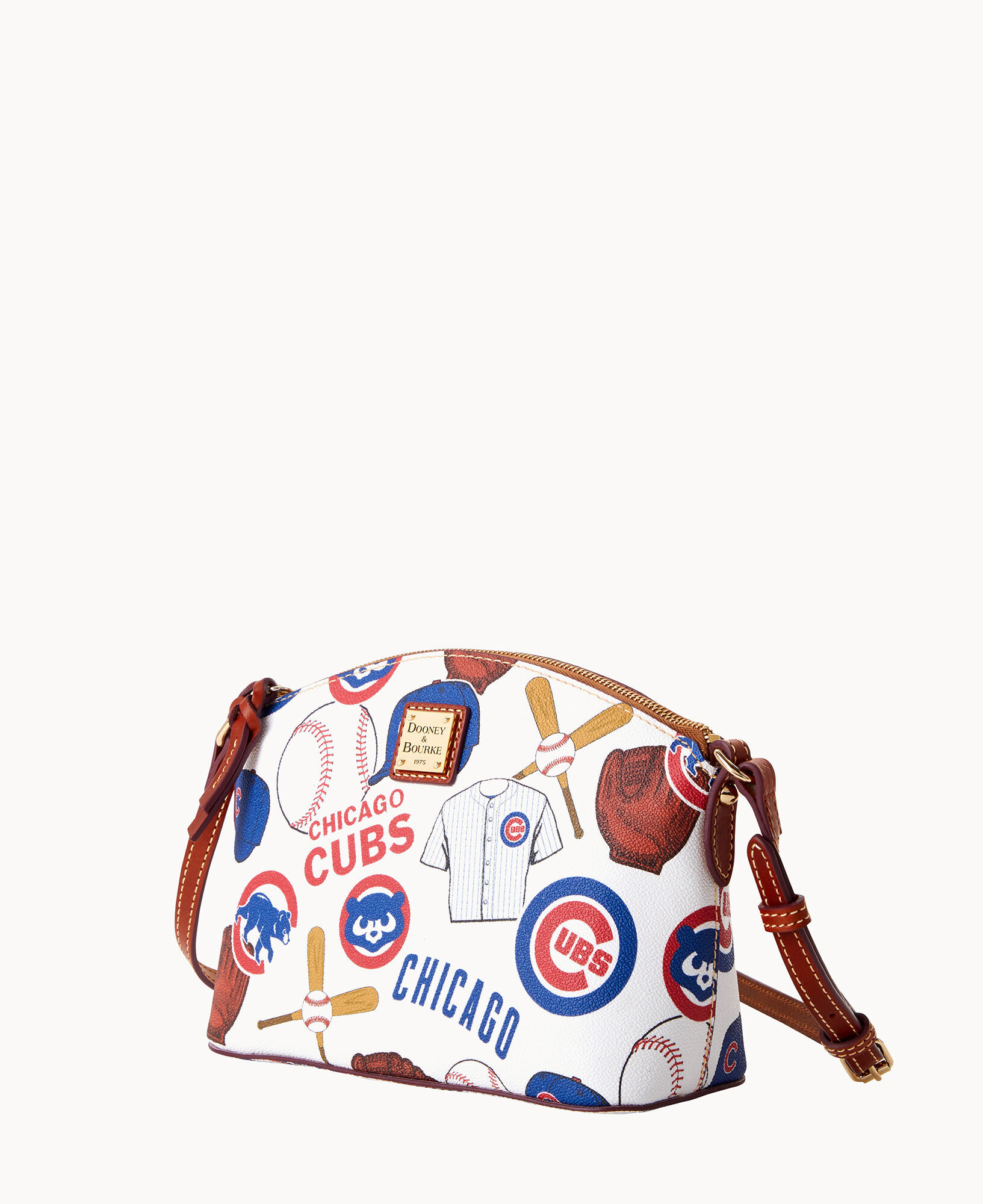 Dooney & Bourke MLB Chicago Cubs Small Zip Crossbody Shoulder Bag