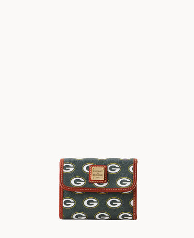 NFL Packers Flap Credit Card Wallet